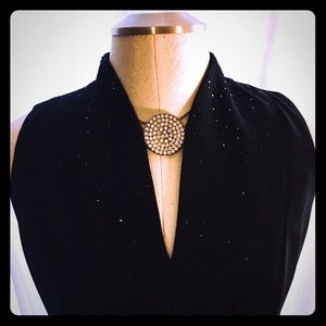 Jones New York black sheath dress 12